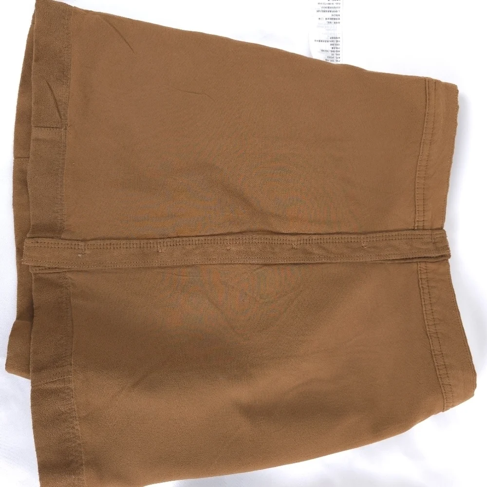 Hollister Faux Suede Button Up High Rise Skirt